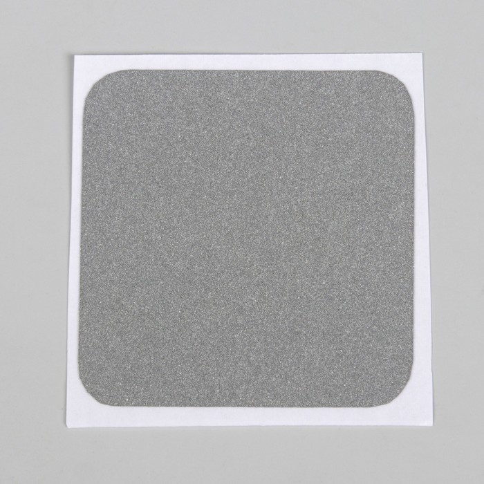 Светоотражающая наклейка "Квадрат", 5*5см, цвет серый