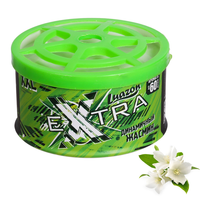 Ароматизатор под сиденье "Динамичный жасмин", 10 х 6 см