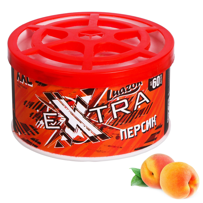 Ароматизатор под сиденье "Персик", 10 х 6 см