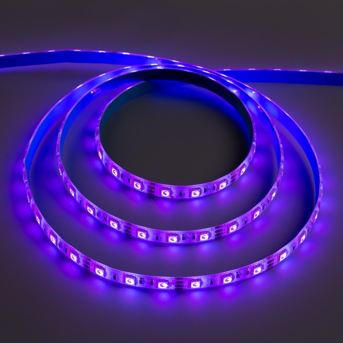 Cветодиодная лента Ecola PRO 5 м, IP65, SMD5050, 60 LED/м, 14.4 Вт/м, 12 В, RGB