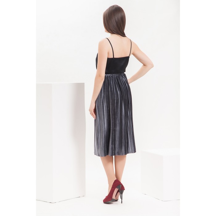 Юбка женская Ю-216/1, размер 50, цвет серый