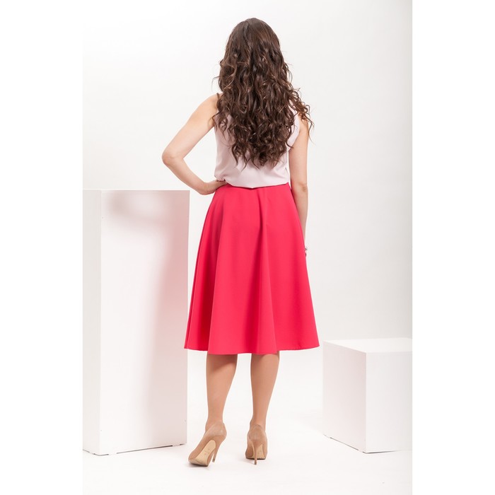 Юбка женская Ю-219/1, размер 46, цвет коралловый