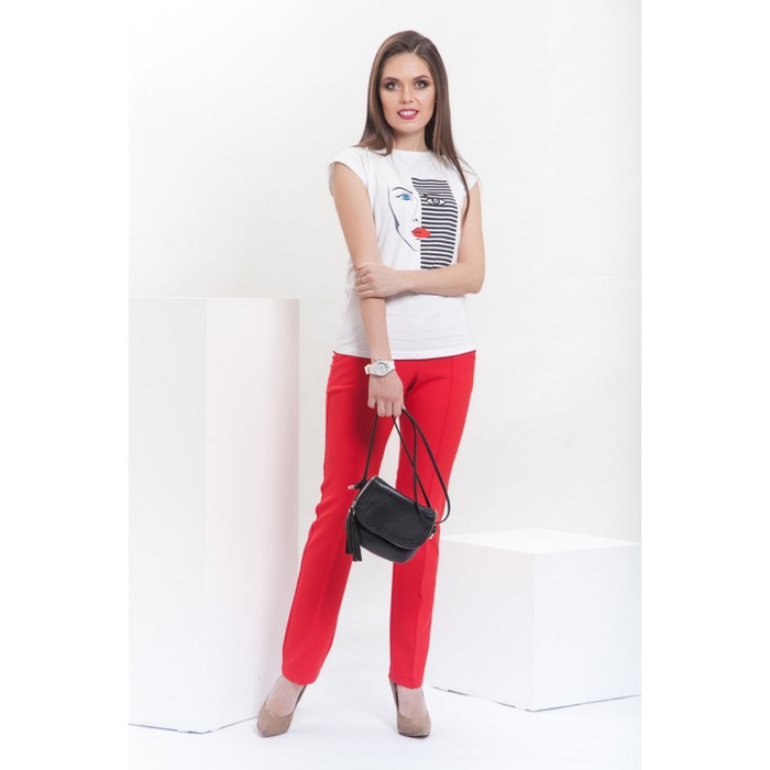 Блуза женская Б-191/7, размер 46, цвет белый