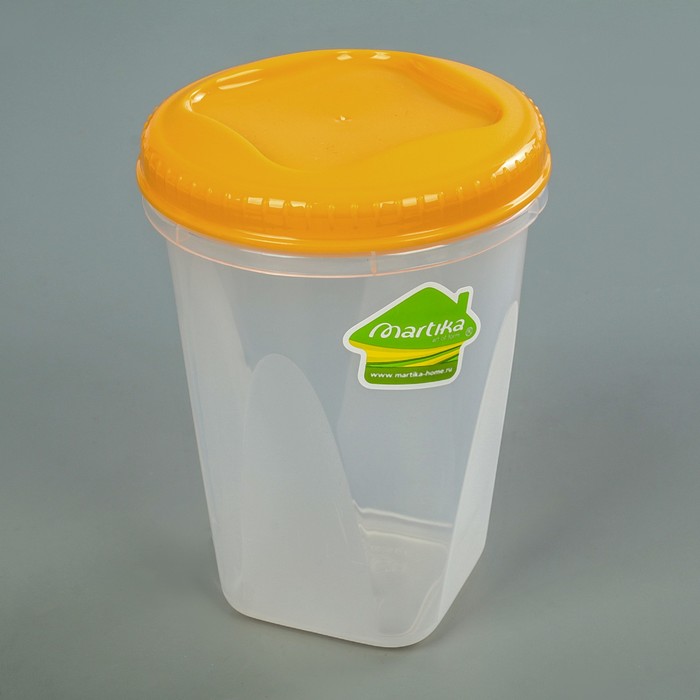 Банка 900 мл "Тондо", с завинчивающейся крышкой, МИКС