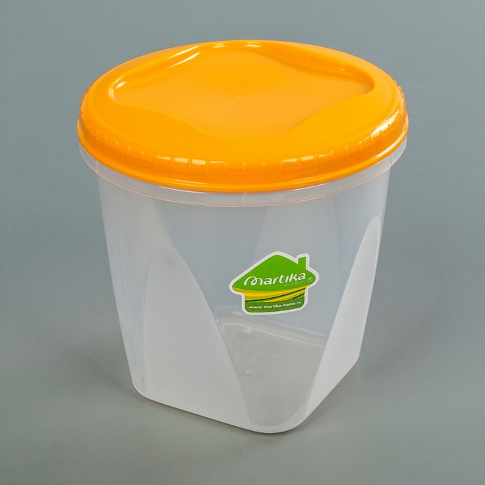 Банка 1,7 л "Тондо", с завинчивающейся крышкой, МИКС