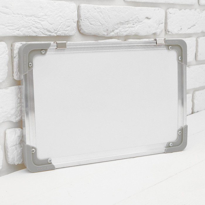 Доска двусторонняя, пробковая и магнитно-маркерная, 30 × 20 см