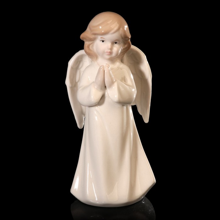 Сувенир керамика "Ангелочек молится" 13х6,5х4,8 см