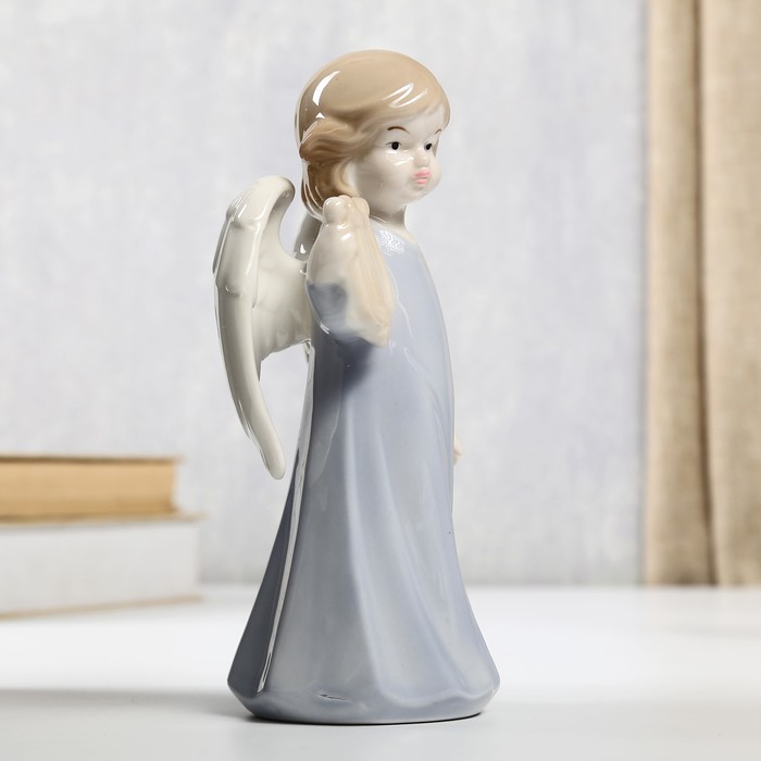 Сувенир керамика "Ангел с арфой" 17,5х9х7,5 см