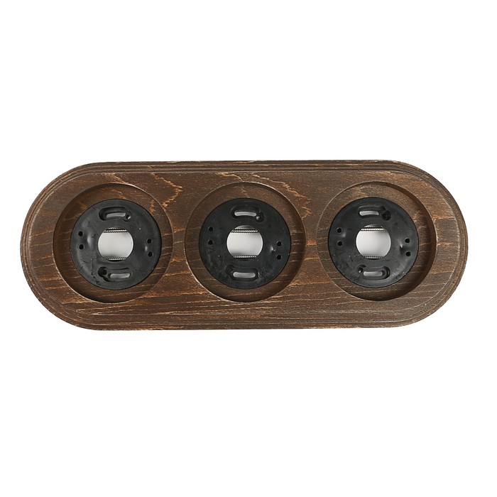 Рамка Bironi, 3-х постовая, цвет старое дерево