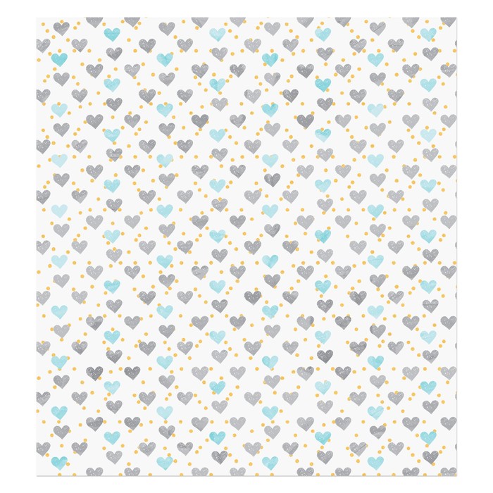 Бумага для скрапбукинга «Люблю тебя», 15,5 × 15,5 см, 180 г/м