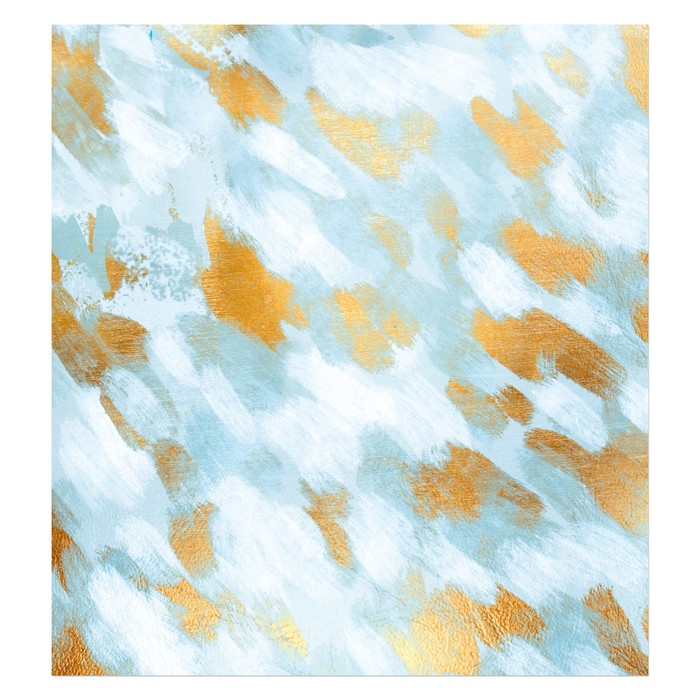 Бумага для скрапбукинга «Синий блеск», 15,5 х 15,5 см, 180 г/м