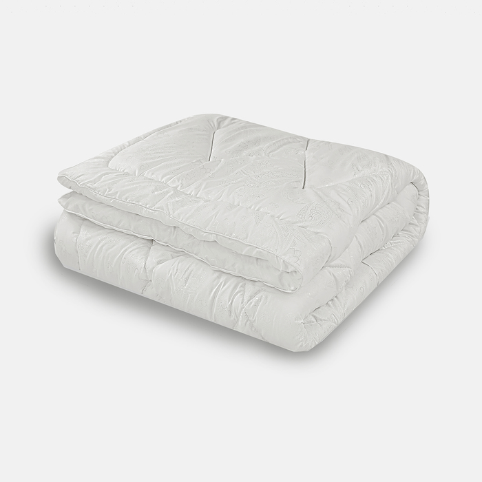 Одеяло Василиса О/169 Леб. пух 172х205 см глосс-сати, иск.лебяжий пух, 300 гр, пэ 100%