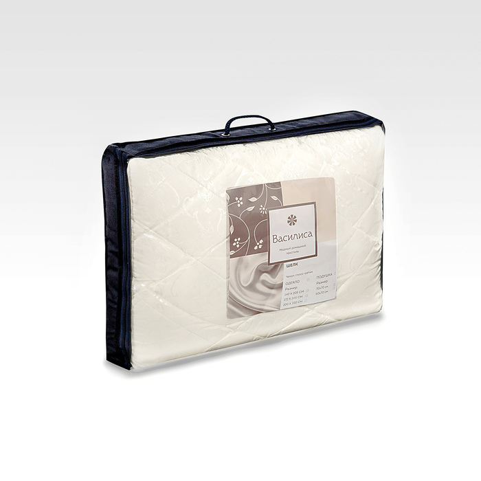 Одеяло Василиса О/172 Шелк 172х205 см глосс-сатин, 300 гр, пэ 100%