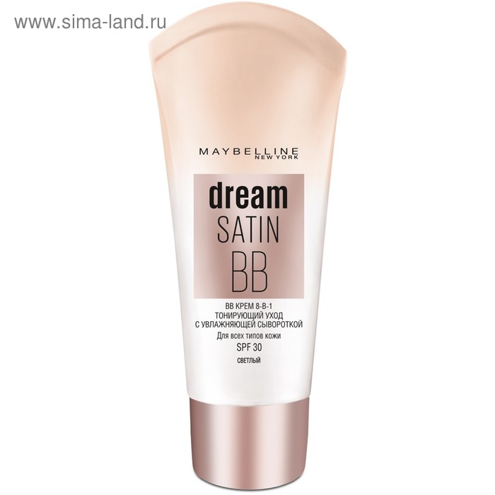 

Тональный BB-крем Maybelline Dream Fresh, SPF 30, светлый, 30 мл