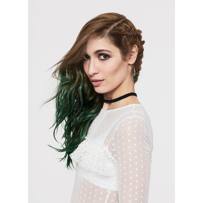 Красящий бальзам для волос L'oreal Colorista Washout Pastels, тон зелёный, смываемый, 80 мл 369045