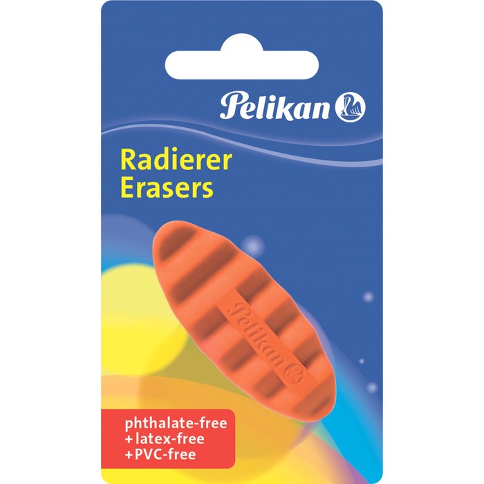 Ластик Pelikan DR20 синтетика микс*4цв, бл 622613