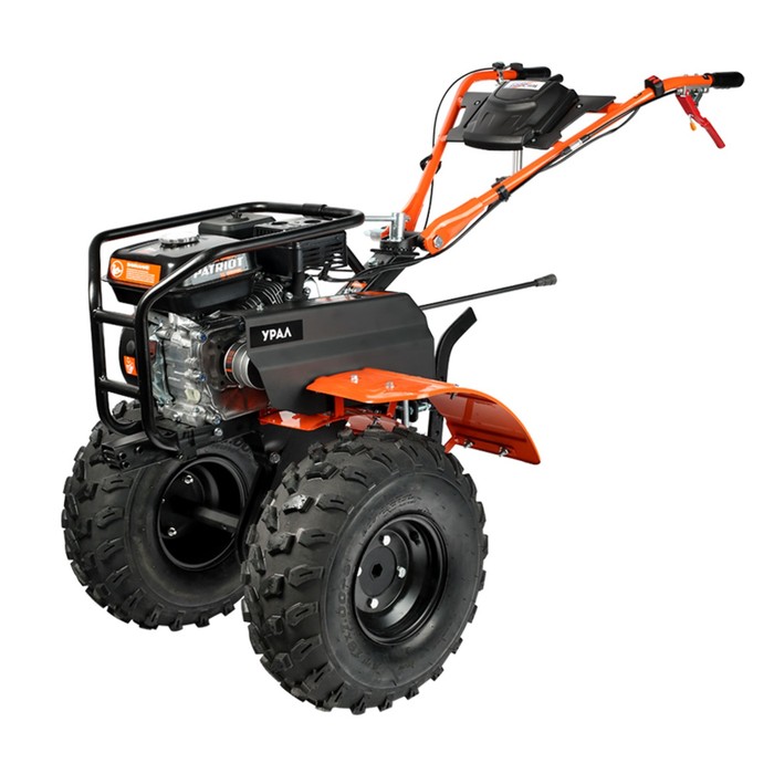 Мотоблок PATRIOT УРАЛ, бензиновый, 7.8 л.с., ширина/глубина 90/30 cм, скорости 4/2