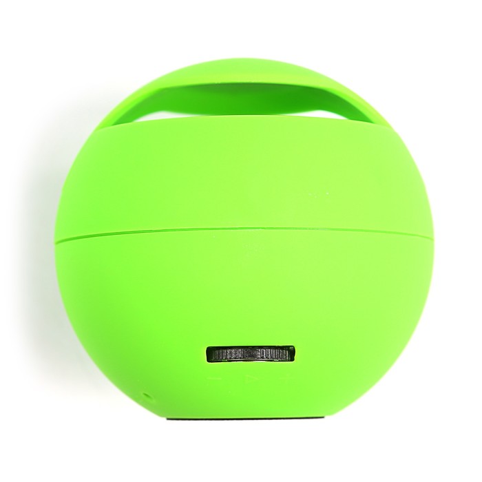 Беспроводная колонка шар Bluetooth, карты TF, microUSB, Soft Touch, чёрная