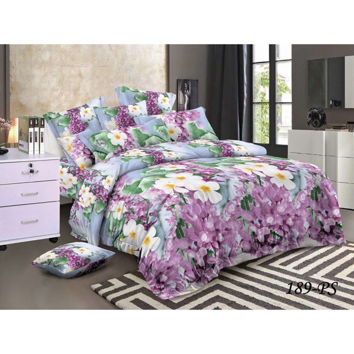 КПБ 2 сп., 220х240 см, 180х210 см, 70х70 см-2 шт., полисатин 20/189-PS