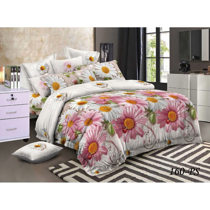 КПБ евро, 220х250 см, 200х220 см, 50х70 см, 70х70 см по 2 шт., полисатин 31/160-PS