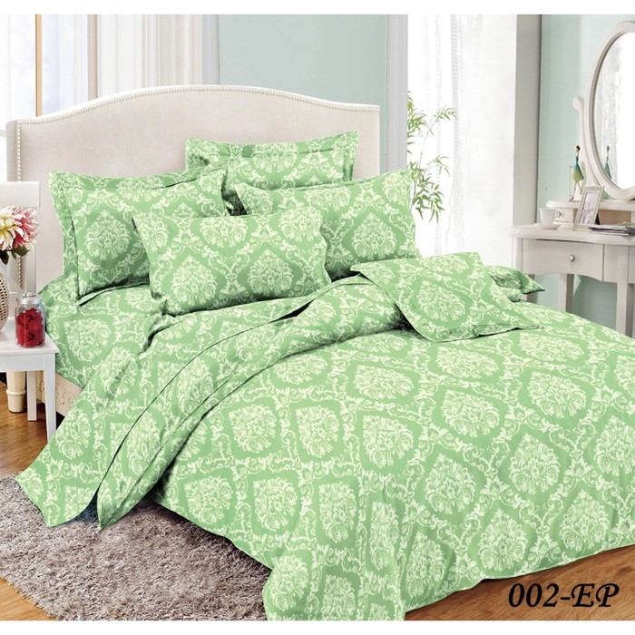 КПБ 1,5 сп., 150х220 см, 145х215 см, 70х70 см-2 шт., поплин 15/002-EP