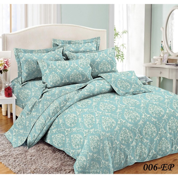 КПБ 1,5 сп., 150х220 см, 145х215 см, 70х70 см-2 шт., поплин 15/006-EP