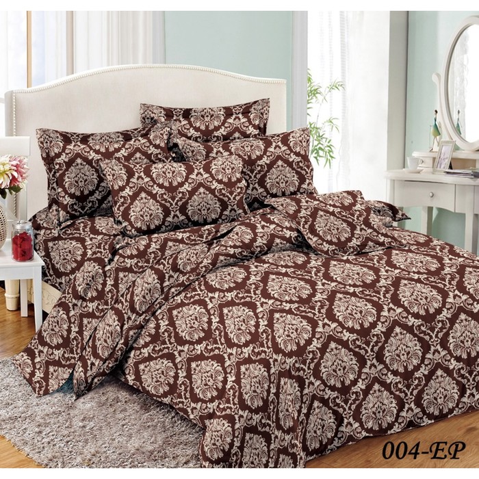 КПБ евро, 220х240 см, 200х220 см, 50х70 см, 70х70 см по 2 шт., поплин 31/004-EP