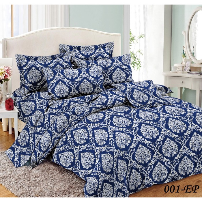 КПБ дуэт, 220х240 см, 145х215 см-2 шт., 50х70 см, 70х70 см по 2 шт., поплин 41/001-EP