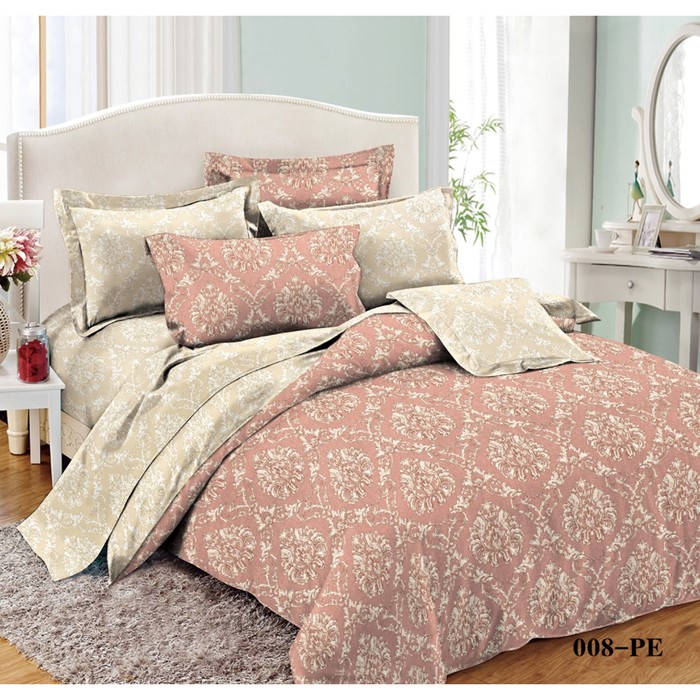 КПБ евро, 220х240 см, 200х220 см, 50х70 см, 70х70 см по 2 шт., поплин 31/008-PE