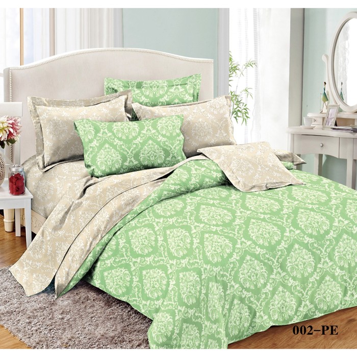 КПБ дуэт, 220х240 см, 145х215 см-2 шт., 50х70 см, 70х70 см по 2 шт., поплин 41/002-PE