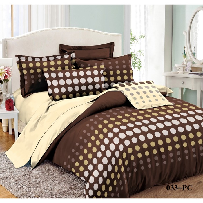 КПБ 2 сп., 200х220 см, 175х215 см, 70х70 см-2 шт., поплин 20/033-PC