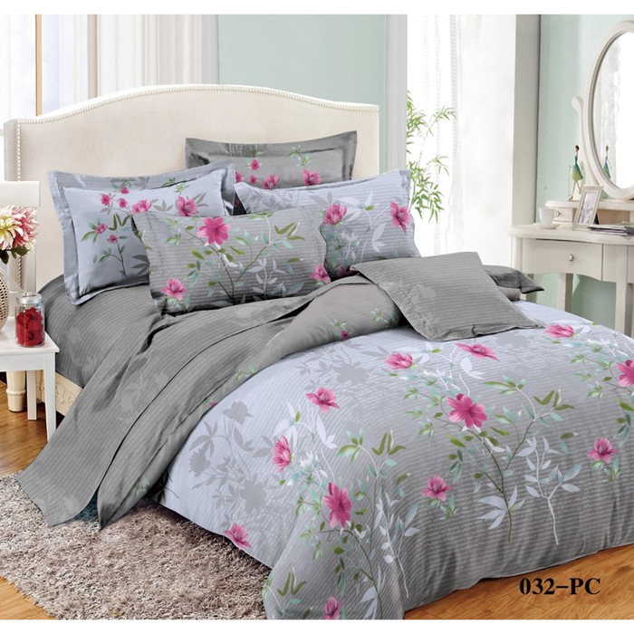 КПБ дуэт, 220х240 см, 145х215 см-2 шт., 50х70 см, 70х70 см по 2 шт, поплин 41/032-PC