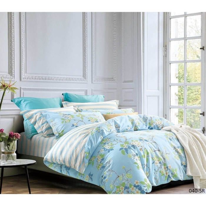 КПБ 1,5 сп., 160х230 см, 150х210 см, 70х70 см-2 шт., сатин 15/040-SR