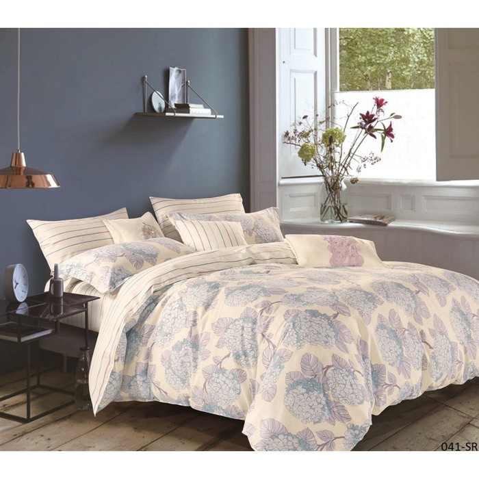 КПБ 1,5 сп., 160х230 см, 150х210 см, 70х70 см-2 шт., сатин 15/041-SR