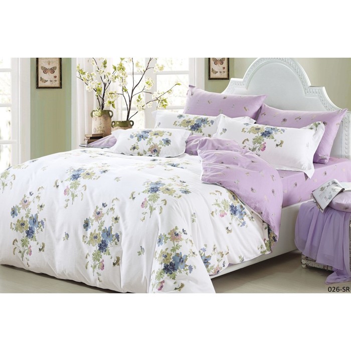 КПБ 2 сп., 230х240 см, 180х210 см, 70х70 см-2 шт., сатин 20/026-SR