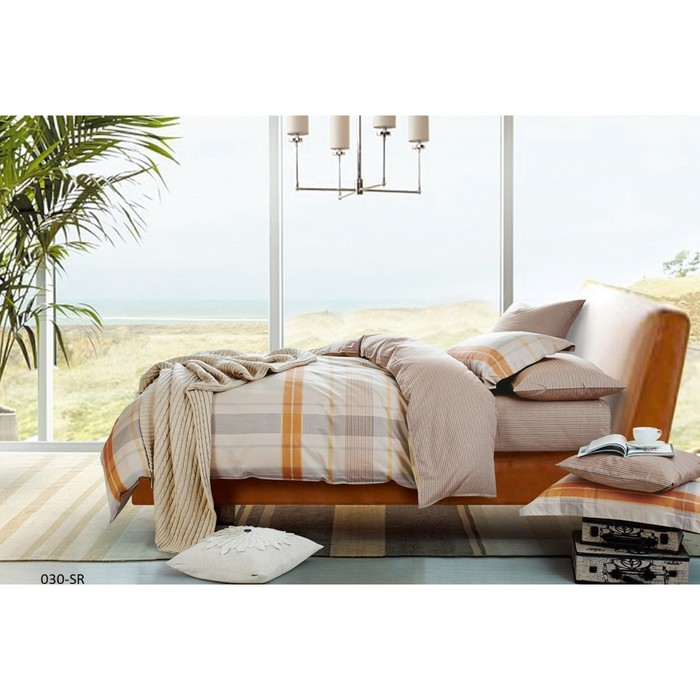 КПБ 2 сп., 230х240 см, 180х210 см, 70х70 см-2 шт., сатин 20/030-SR