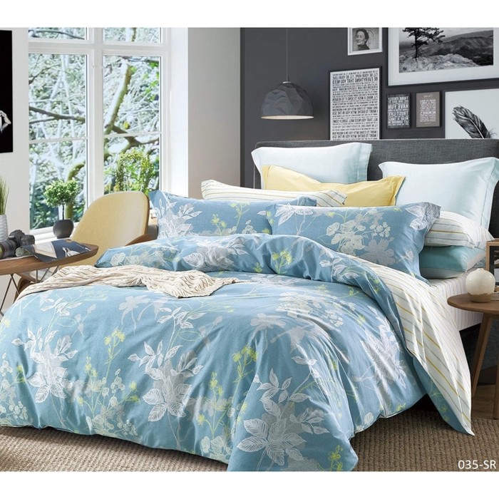 КПБ 2 сп., 230х240 см, 180х210 см, 70х70 см-2 шт., сатин 20/035-SR