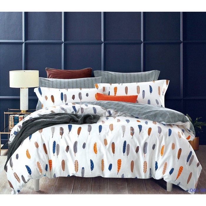 КПБ 2 сп., 230х240 см, 180х210 см, 70х70 см-2 шт., сатин 20/045-SR