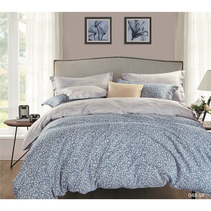 КПБ 2 сп., 230х240 см, 180х210 см, 70х70 см-2 шт., сатин 20/048-SR