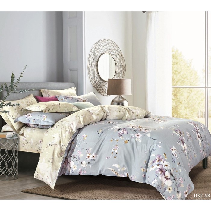 КПБ евро, 230х250 см, 200х220 см, 50х70 см, 70х70 см по 2 шт., сатин 31/032-SR