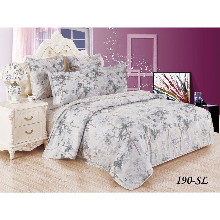 КПБ евро, 220х240 см, 200х220 см, 50х70 см, 70х70 см по 2 шт., сатин 31/190-SL