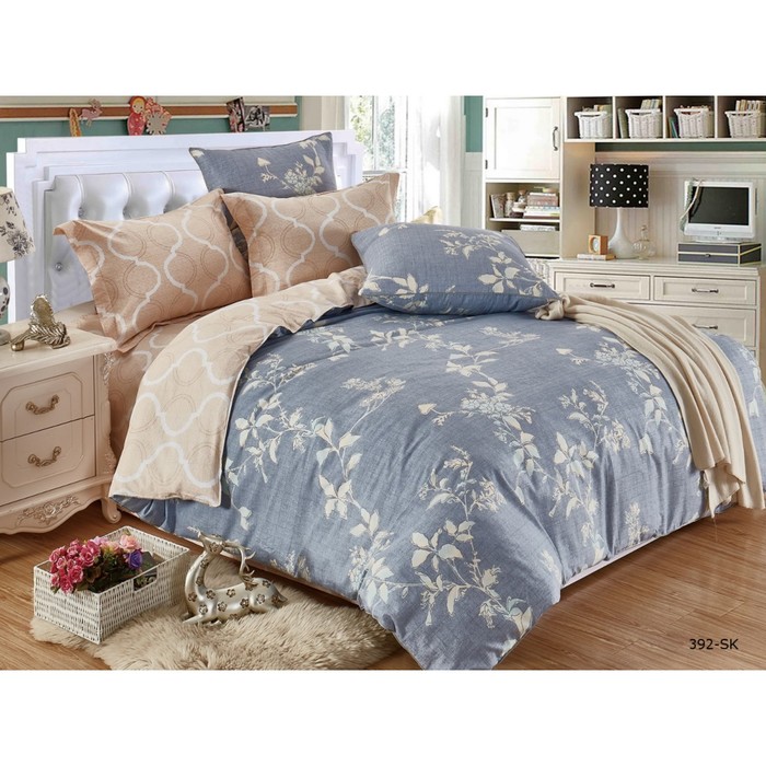 КПБ 2 сп., 230х240 см, 180х210 см, 70х70 см-2 шт., сатин 20/392-SK