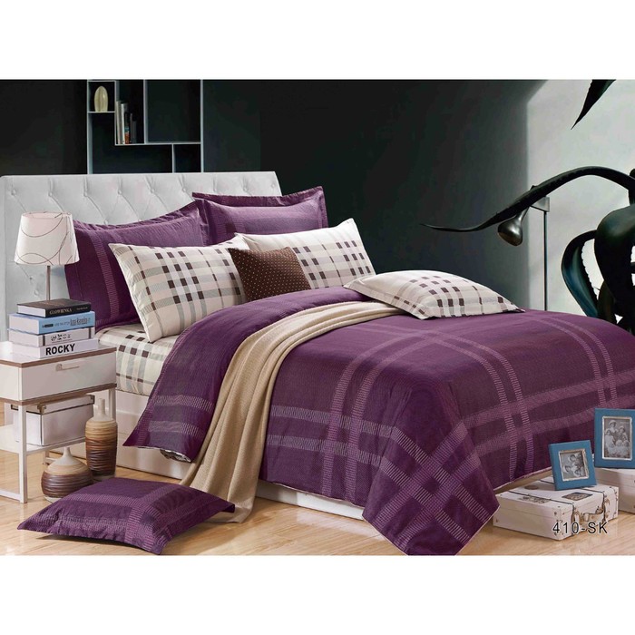 КПБ евро, 230х250 см, 200х220 см, 50х70 см, 70х70 см по 2 шт., сатин 31/410-SK