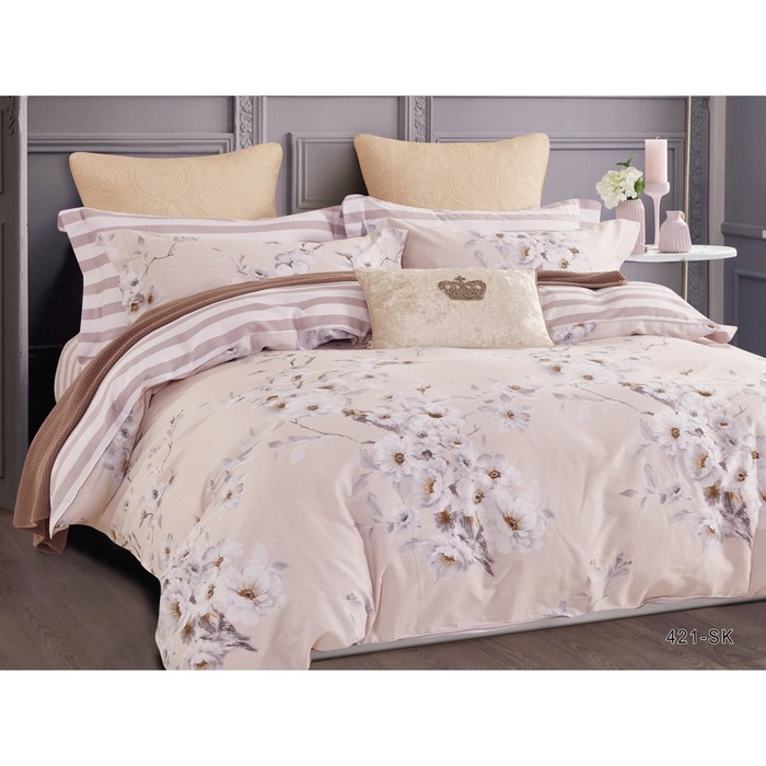 КПБ дуэт, 230х250 см, 150х210 см-2 шт., 50х70 см, 70х70 см по 2 шт., сатин 41/421-SK