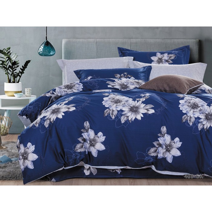 КПБ дуэт, 230х250 см, 150х210 см-2 шт., 50х70 см, 70х70 см по 2 шт., сатин 41/408-SK