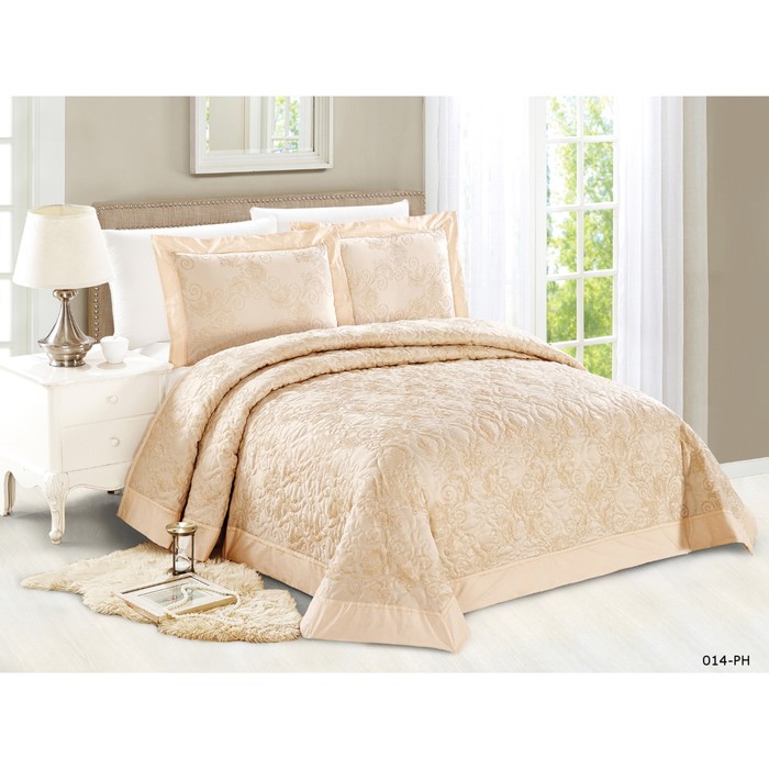 Комлект Aurora: покрывало 230 × 250 см, наволочки 50 × 70 см - 2 шт