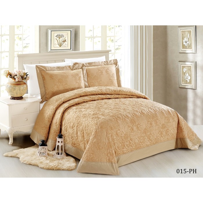 Комлект Aurora: покрывало 230 × 250 см, наволочки 50 × 70 см - 2 шт