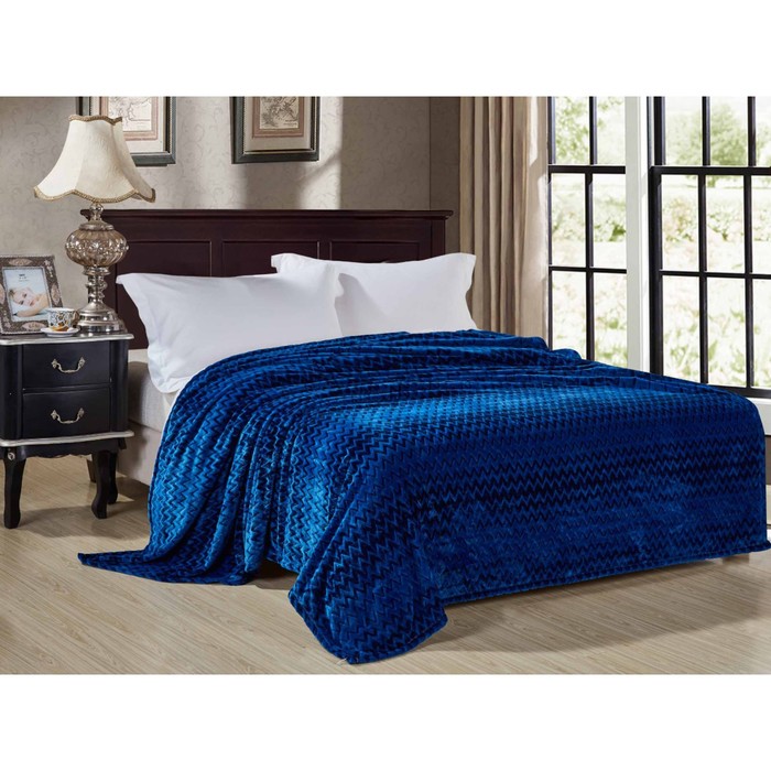 Плед "Волна", размер 150х200 см, велсофт 320 г/м2 150/010-VL