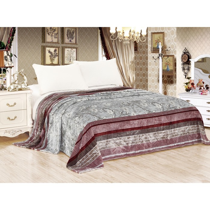 Плед "Калифорния", размер 150х200 см. велсофт 290 г/м2 150/086-pf