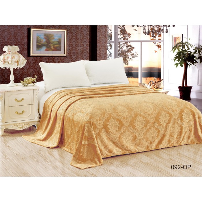 Плед "Парма", размер 180х200 см, велсофт 320 г/м2 180/092-OP